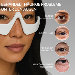 Fendora™ ögonmask med röd ljusterapi – Kliniskt inspirerad för synbart vaknare ögon